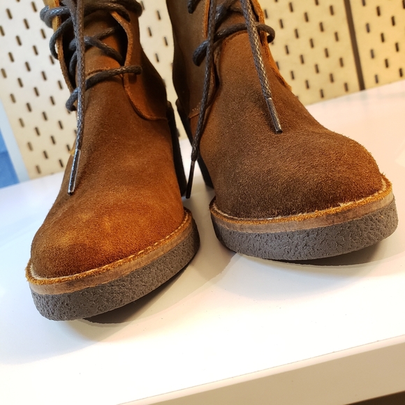 MIISTA Booties 6/6.5 US 37 Imelda suede Ankle Boot fairy cottage moto Old Money - Picture 5 of 13